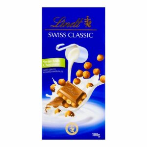 Lindt Swiss Classic Milk Chocolate With Hazelnuts 100g